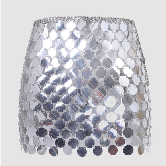 Disc sequin mini skirt - Picture 2 of 2
